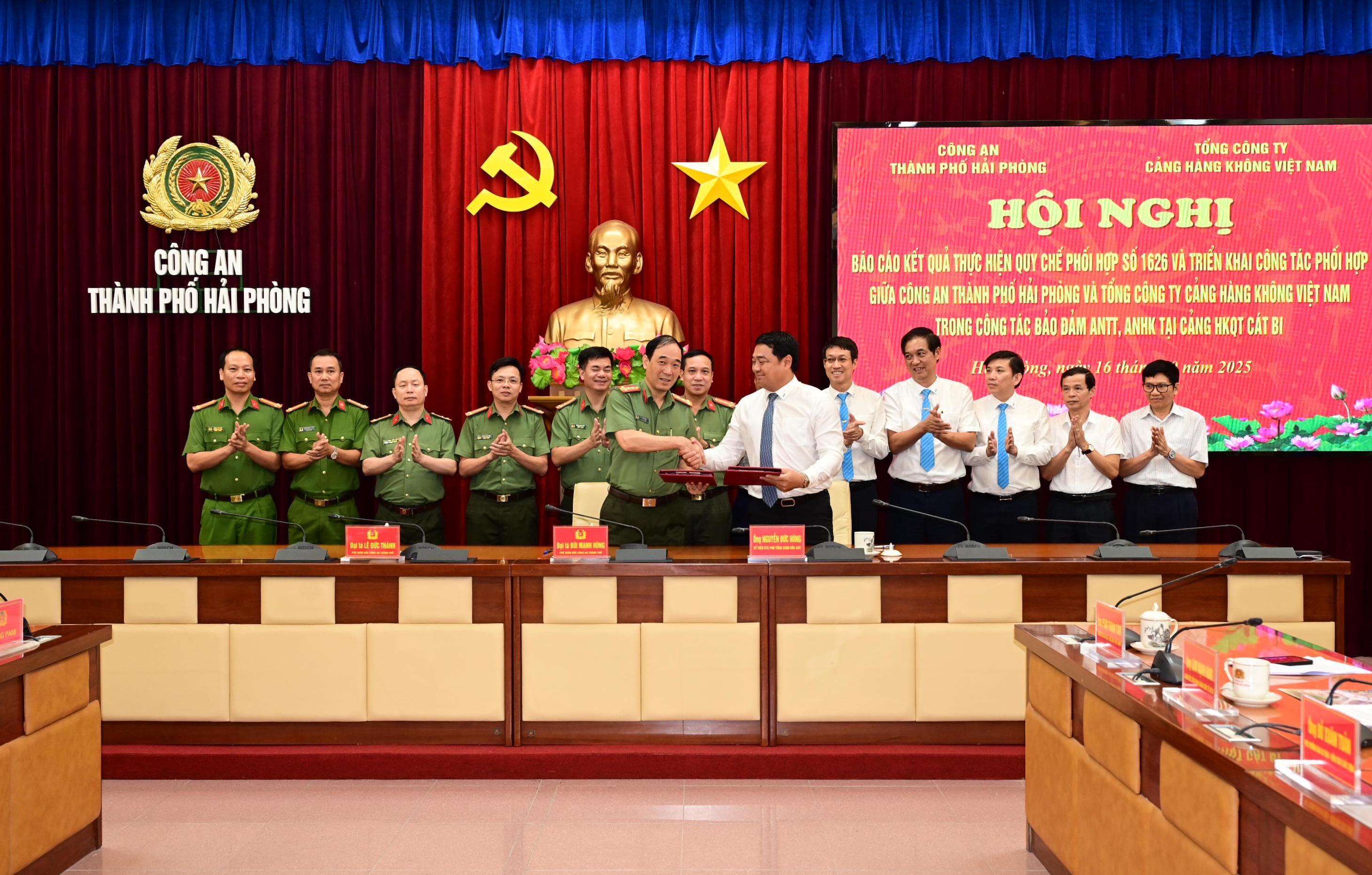 Tăng cường phối hợp bảo đảm ANTT, an ninh hàng không tại Cảng hàng không quốc tế Cát Bi